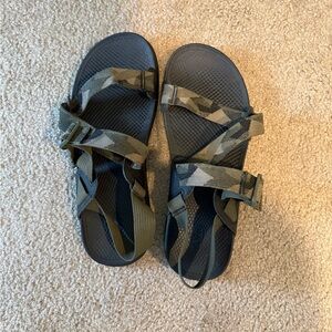 Chaco Green Strap Sandals